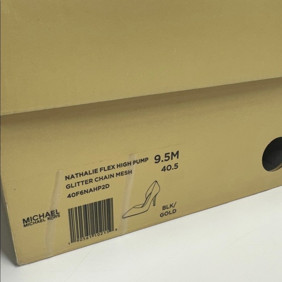 Michael Kors Nathalie High Heel Shoes Flex Glitter Chain Mesh Pumps Shoes 9.5 - Picture 9 of 10